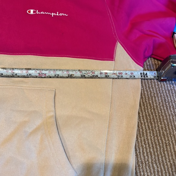 NWT CHAMPION reverse weave colorblock hoodie size M/L - Picture 6 of 9